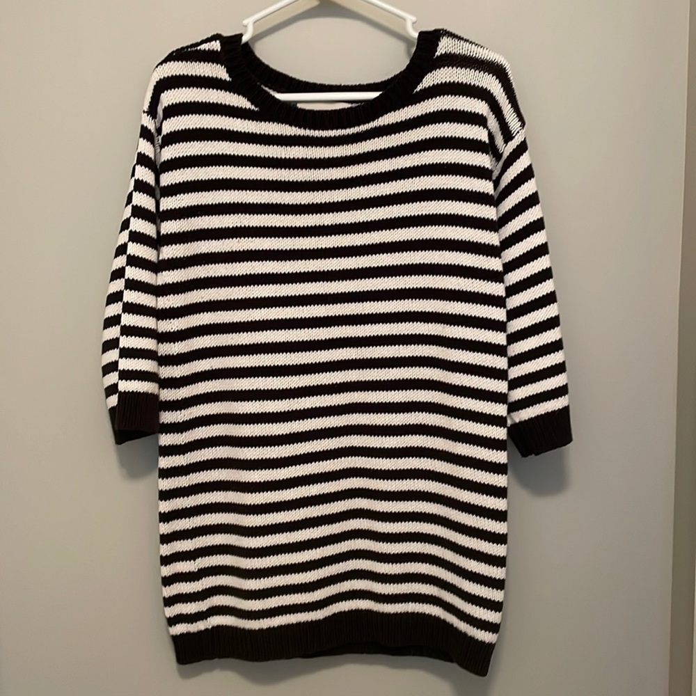 Lands’ End Striped Sweater Size Small